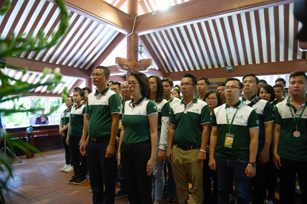 Hội trại ‘Tuổi trẻ Vietcombank - Sắt son niềm tin với Đảng’