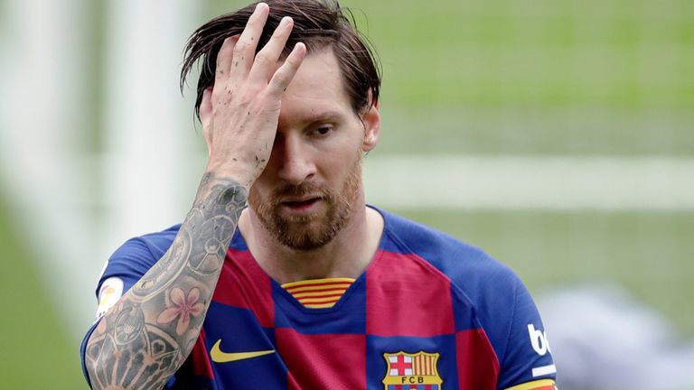 Messi bất lực Barca, dù không nghỉ phút nào sau dịch Covid-19