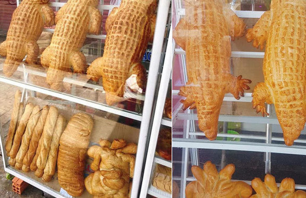 Bánh mì lạ nhất Việt Nam, dài hơn 1 mét, nặng 3,5 kg