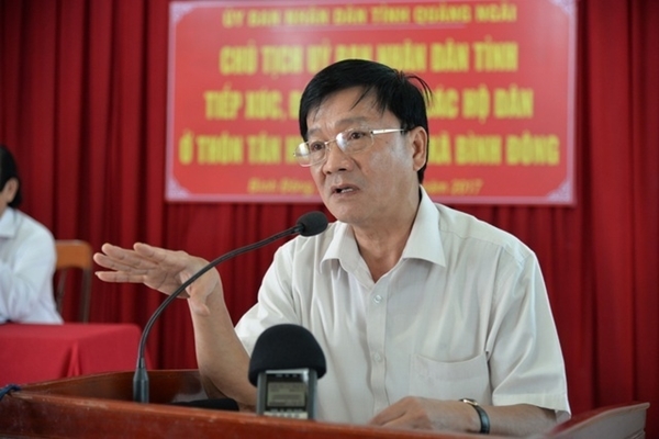 Chủ tịch tỉnh Quảng Ngãi nhận quyết định nghỉ hưu từ ngày 1/7