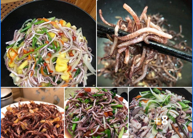 Đầu và râu mực siêu rẻ 'gây sốt', chị em mua chung cả chục kg ăn dần
