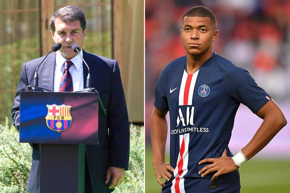 Laporta biến Mbappe thành Ronaldinho mới của Barca