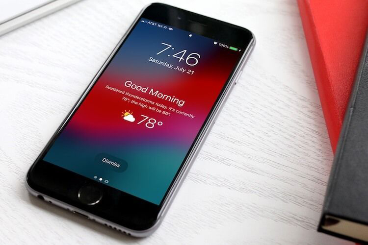 Cách xem dự báo thời tiết trên màn hình khóa iPhone