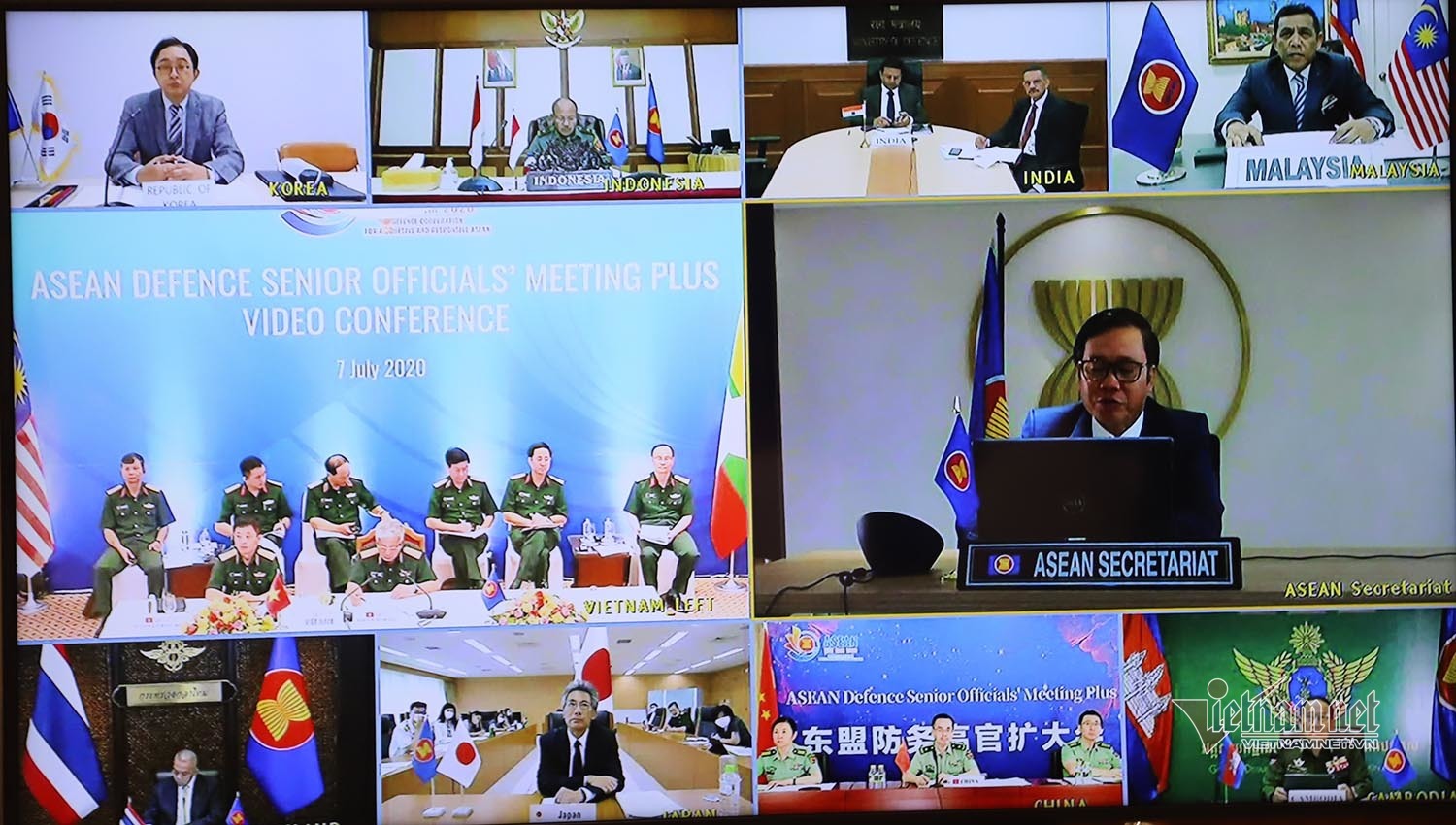 Việt Nam cùng quan chức quốc phòng 17 nước bàn về an ninh, đại dịch