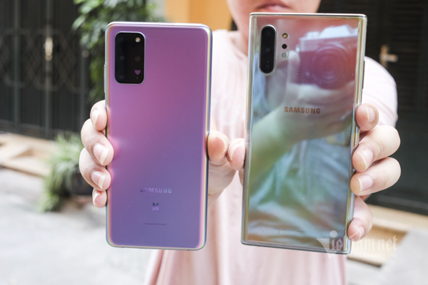 Sau giảm giá sốc, Samsung tung Galaxy S20+ bản tím hồng