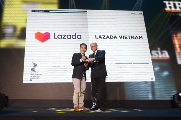 Lazada được vinh danh ‘Nơi làm việc tốt nhất châu Á’ năm 2020