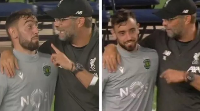 Jurgen Klopp nói điều cực hay với Bruno Fernandes trước khi đến MU