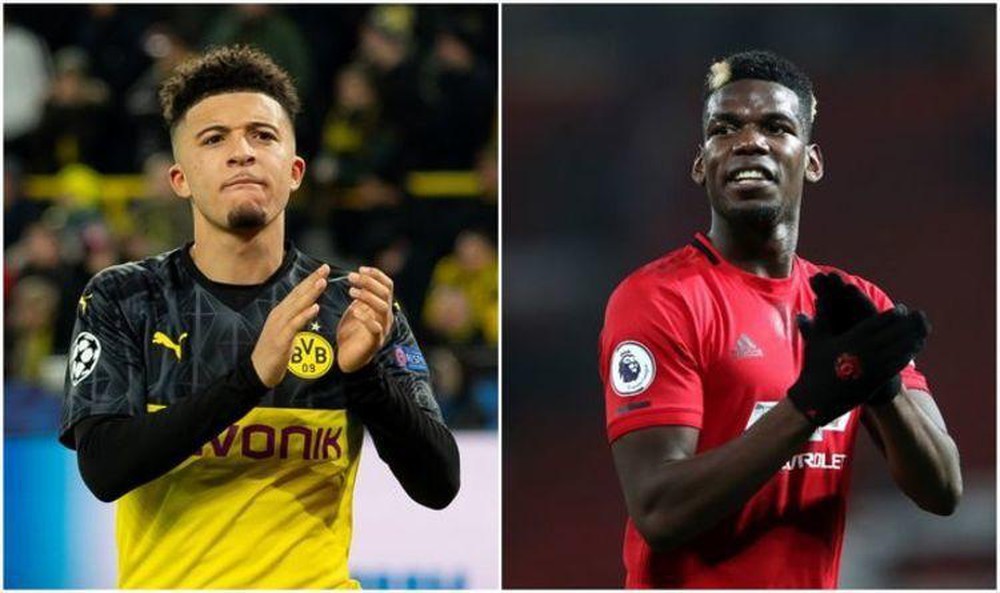 Paul Pogba phấn khích MU mua Jadon Sancho