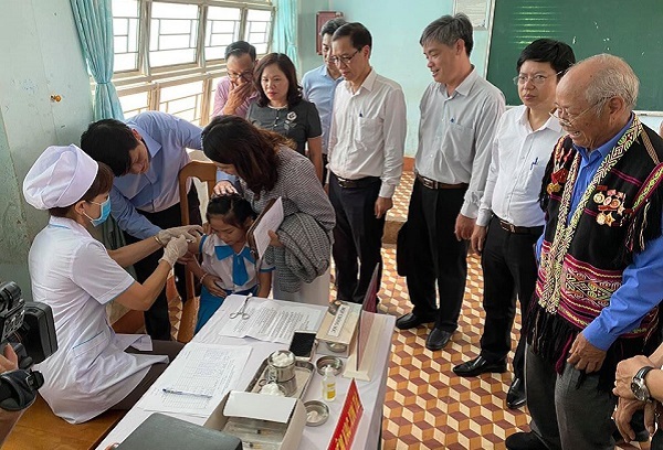Gần 5 triệu người tại 4 tỉnh Tây Nguyên được tiêm vắc xin phòng bạch hầu