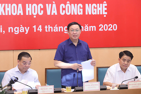 Ông Vương Đình Huệ: Đưa Hà Nội thành trung tâm khoa học công nghệ