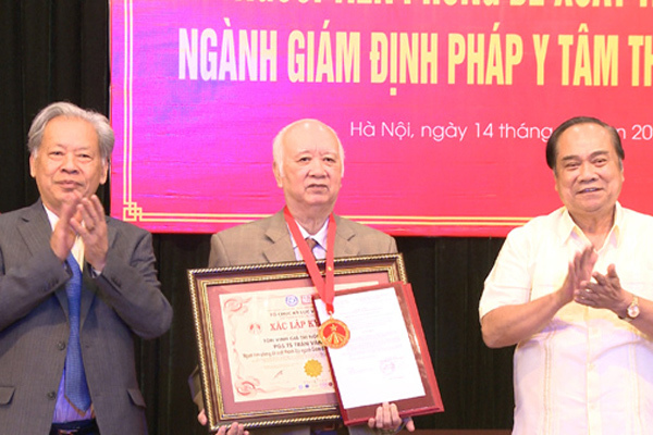 Người tiên phong đề xuất thành lập ngành giám định pháp y tâm thần Việt Nam