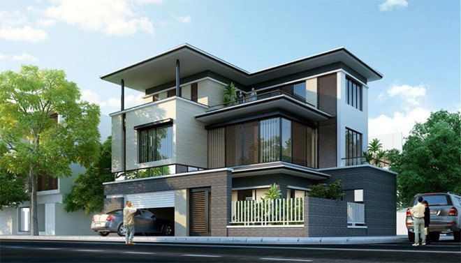 Những mẫu nhà mái lệch đẹp - độc - lạ lọt tầm tìm kiếm cuối năm 2020