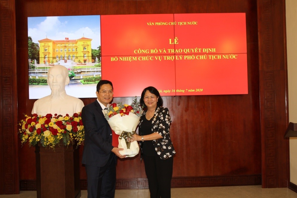 Tổng bí thư, Chủ tịch nước bổ nhiệm Trợ lý Phó Chủ tịch nước