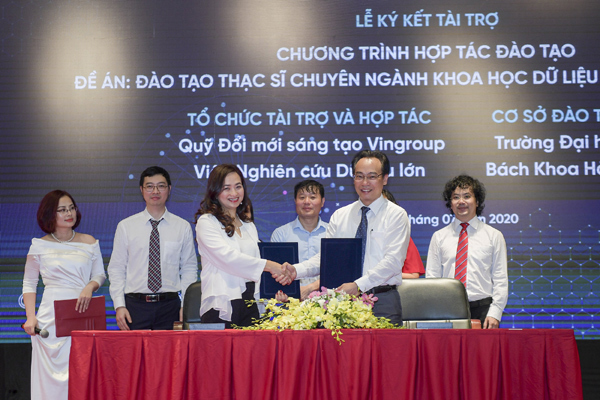 Vingroup ‘bắt tay’ 5 trường đại học, viện nghiên cứu đào tạo thạc sĩ khoa học dữ liệu