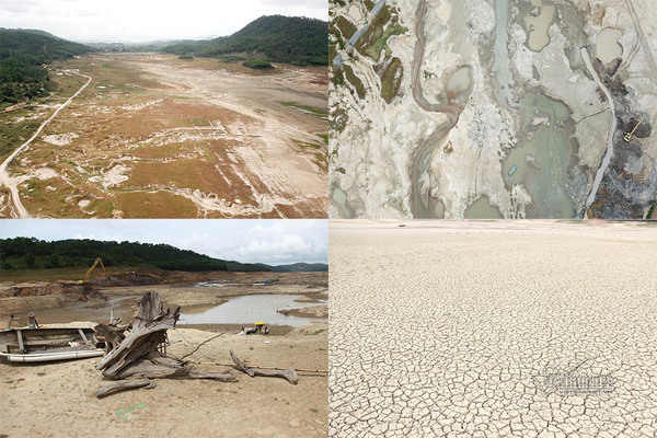 Hồ nước ngọt lớn nhất Quảng Ninh tiệm cận mực nước chết