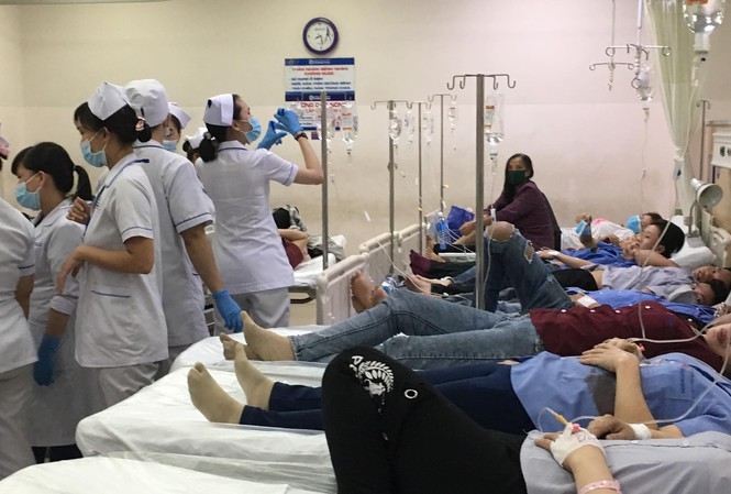 Over 100 workers hospitalised because of food poisoning
