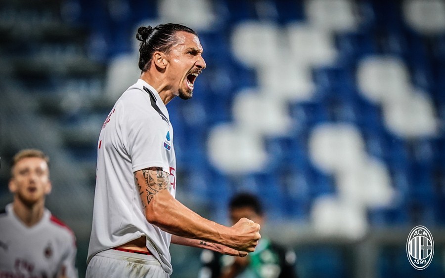 Ibrahimovic lập cú đúp, AC Milan vào top 5