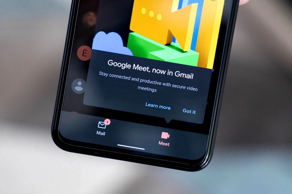 Cách tắt vĩnh viễn thẻ Google Meet trên Gmail dành cho smartphone