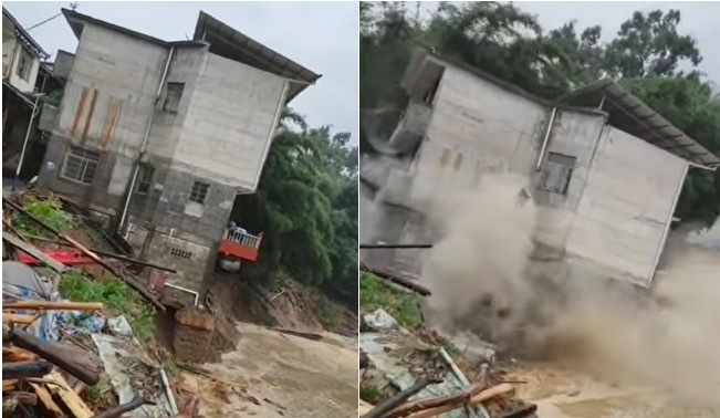 Những video lột tả cảnh lũ lụt kinh hoàng ở Trung Quốc