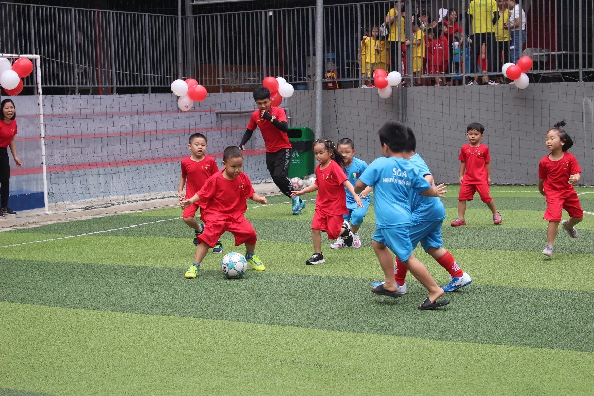 Hội thao đặc biệt ở trường Mầm non Quốc tế Saigon Academy