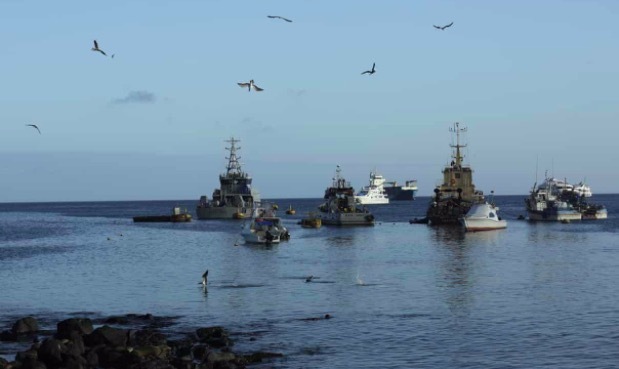 Hàng trăm tàu Trung Quốc gần quần đảo Galapagos, Ecuador báo động