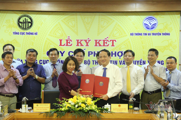 Bộ TT&TT phối hợp chia sẻ dữ liệu cùng Tổng cục Thống kê