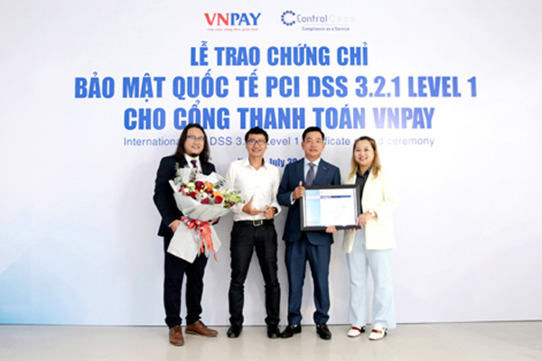 VNPAY đạt chứng chỉ tiêu chuẩn bảo mật quốc tế