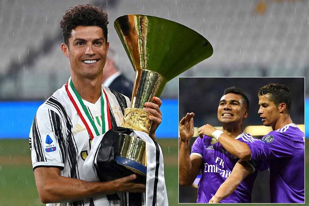 Ronaldo kéo bạn thân Casemiro sang Juventus