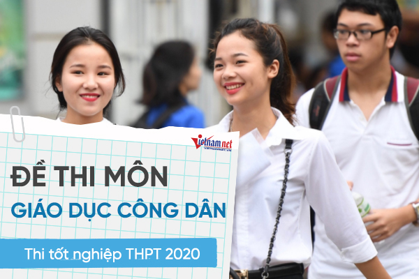 Nam sinh dọn rác miệng cống trong mưa vào đề thi Giáo dục công dân