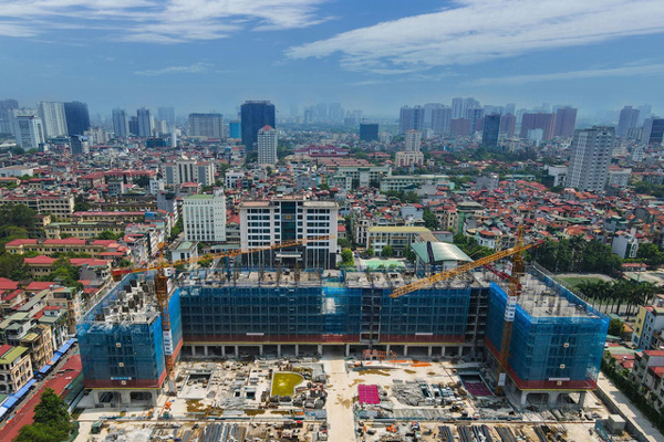 Mipec Rubik360 ghi điểm về tiến độ xây dựng