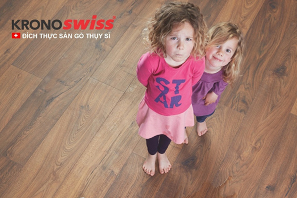 Sàn gỗ Châu Âu với công nghệ chịu nước đặc biệt