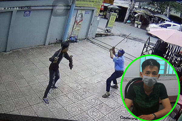 Chém bảo vệ lớn tuổi ở chung cư, thanh niên trình diện công an