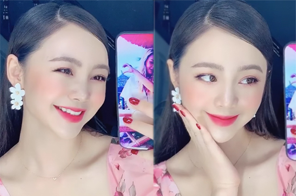 Quỳnh Kool biểu cảm xinh xắn trong hậu trường