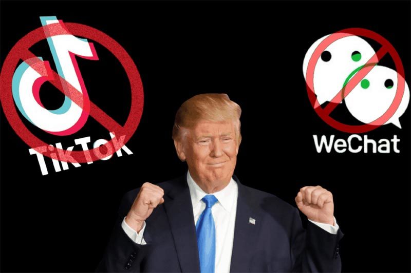Mỹ lệnh 'cấm cửa' hoàn toàn WeChat và TikTok