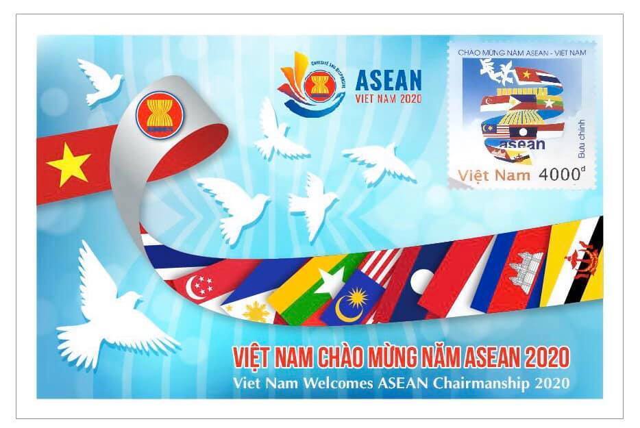 Bưu chính Việt Nam phát hành tem chào mừng Năm ASEAN 2020