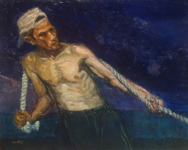 Exhibition featuring men at work and use of light planned