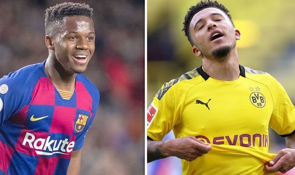 Barca sợ MU từ bỏ Jadon Sancho, quay sang cuỗm Fati