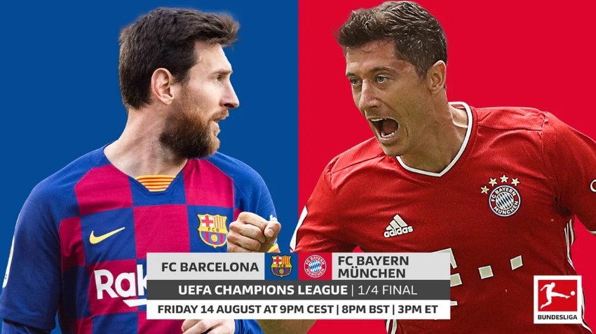 Xem trực tiếp Barca vs Bayern Munich tại đây