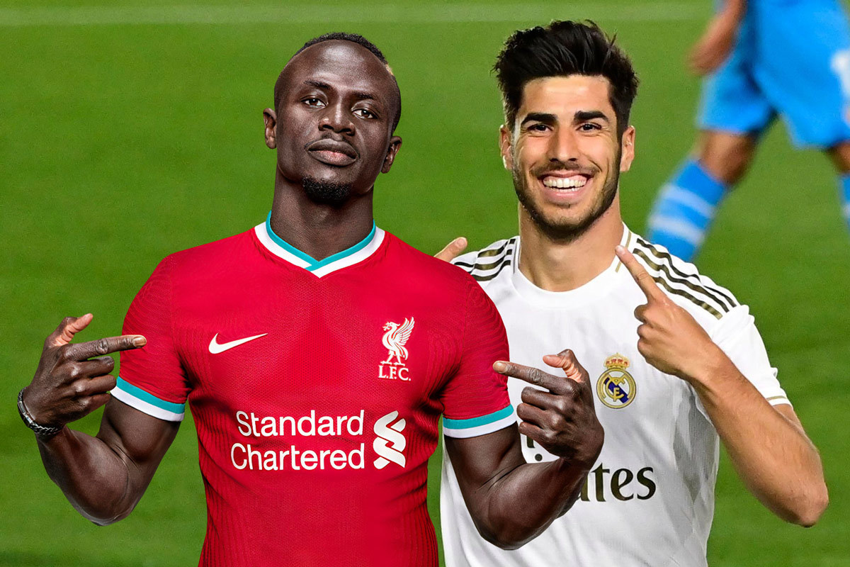 Real Madrid gạ Liverpool đổi Asensio lấy Mane