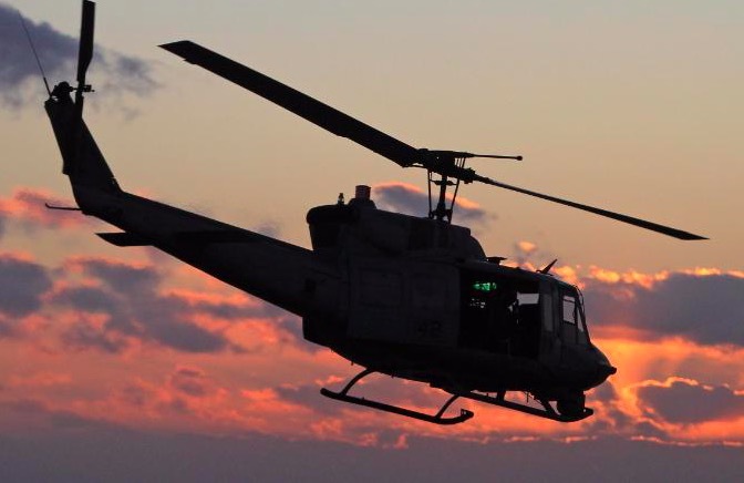 Trực thăng quân sự Mỹ bất ngờ trúng đạn