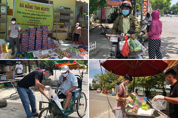 VND0 supermarket for needy people in Da Nang