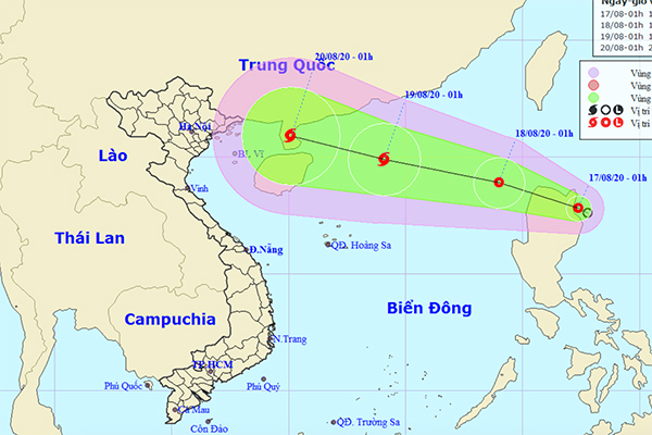 Áp thấp nhiệt đới hướng vào Biển Đông, khả năng thành bão