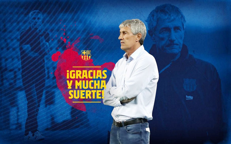 Barca chính thức sa thải HLV Setien, Koeman chờ ra mắt