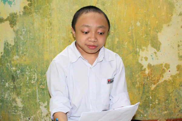 Schoolboy works hard to overcome illness