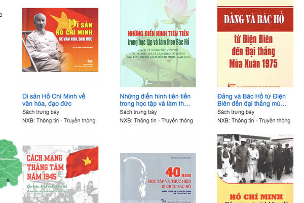 Tiếp tục tổ chức triển lãm sách trực tuyến trên sàn book356.vn