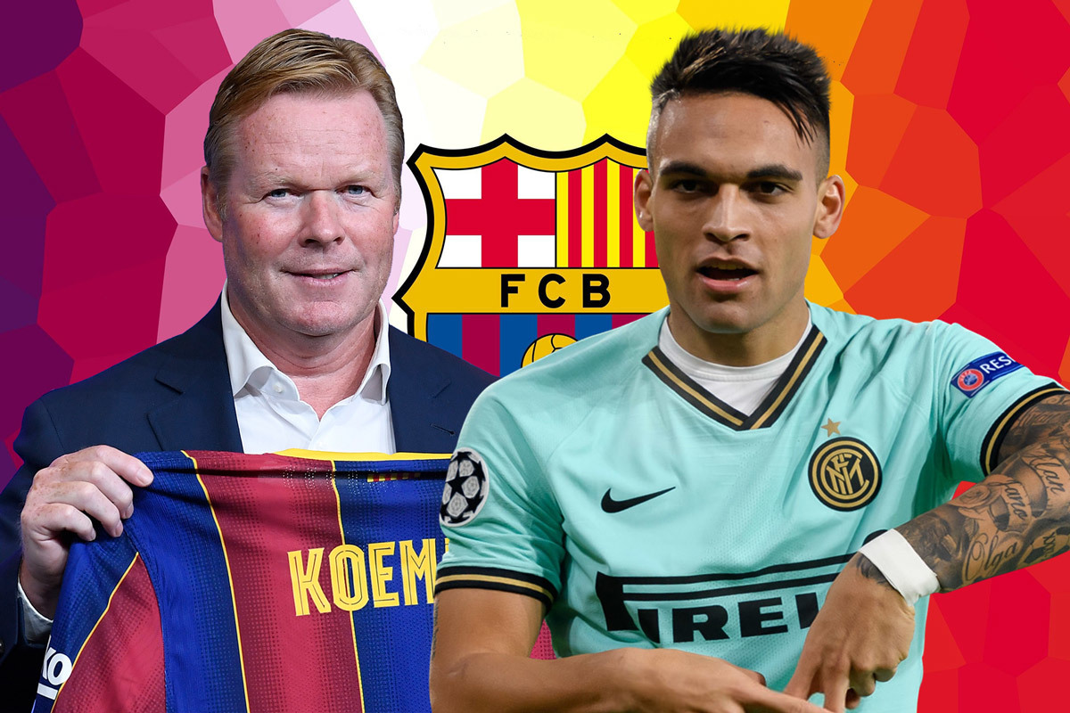 Koeman hối Barca mua ngay Lautaro Martinez