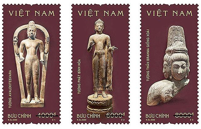 Phát hành bộ tem bưu chính “Văn hóa Óc Eo”