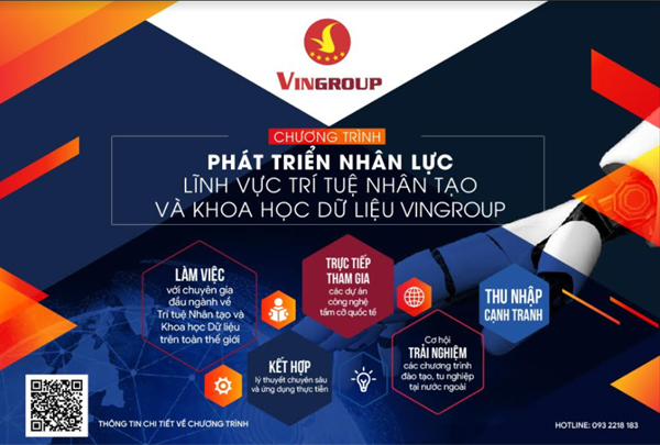 Vingroup đào tạo kỹ sư trí tuệ nhân tạo và khoa học dữ liệu