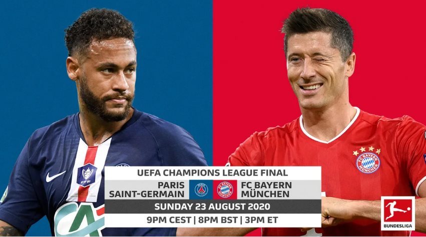 Xem trực tiếp Bayern vs PSG: Chung kết Champions League