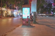 High-tech trash bins wow Hanoians